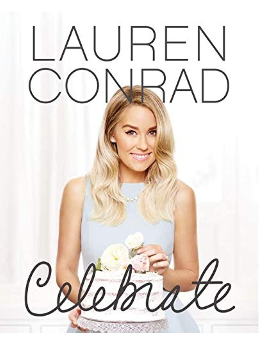 Lauren Conrad Celebrate Hardcover Book - Light Blue & White